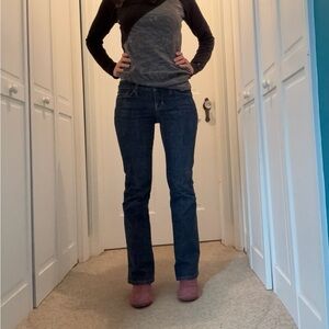 GAP Women's Boot Cut Jeans in Deep Blue